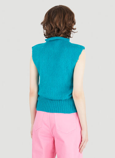 Raf Simons Sleeveless Sweater Blue raf0246023