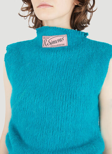 Raf Simons Sleeveless Sweater Blue raf0246023