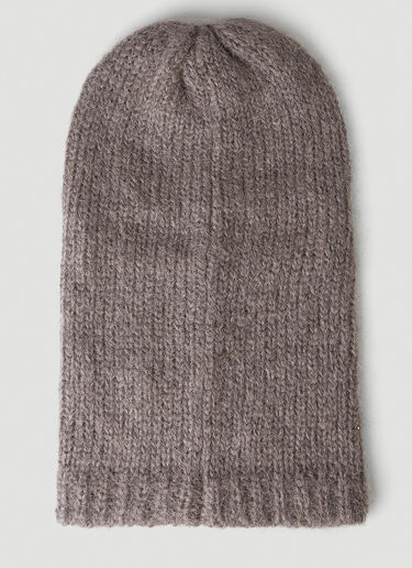 Logo Patch Balaclava Raf Simons Logo Patch Balaclava Brown raf0250017