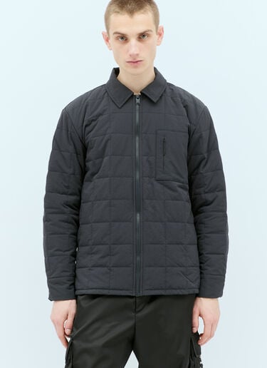 Rains 지론 라이너 오버셔츠 재킷  블랙 rai0356009