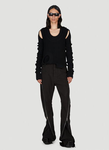 Rick Owens Banana Knit Sweater Black ric0153020