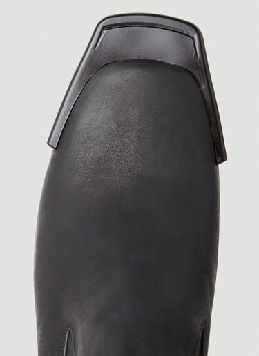 Rick Owens Clear Heel Boots Black ric0153027