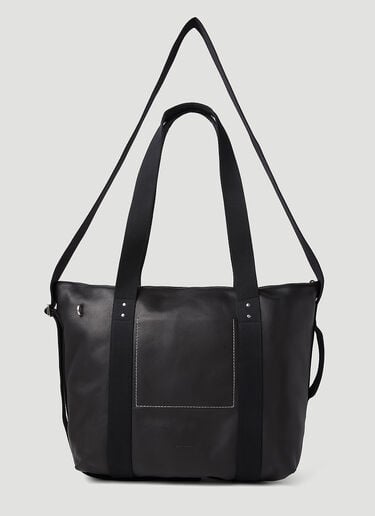 트롤리 가죽 토트백 Rick Owens 트롤리 가죽 토트백 블랙 ric0153033