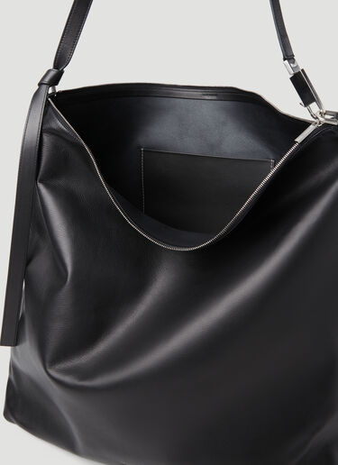 Rick Owens Large Leather Tote Bag Black ric0153034