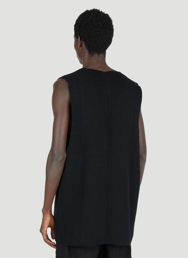 Rick Owens 羊绒针织背心 黑色 ric0154001