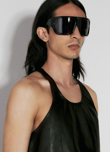 Leather Tank Top Rick Owens Leather Tank Top Black ric0156007
