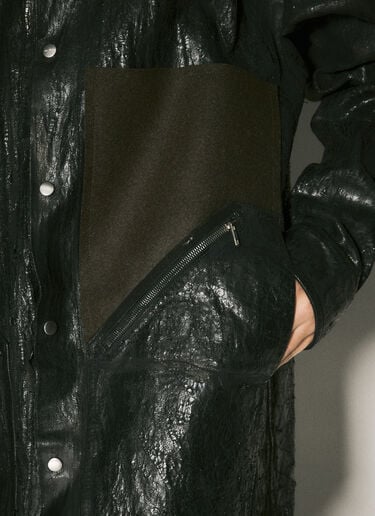 Distressed Denim Jacket Rick Owens Distressed Denim Jacket Black ric0158002