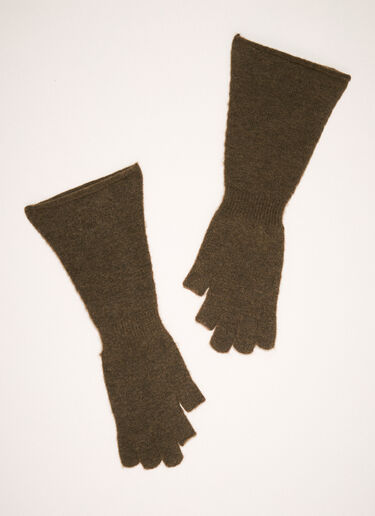 针织手套 Rick Owens 针织手套 棕色 ric0158011
