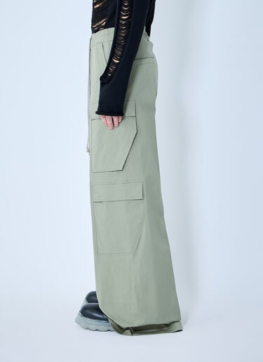 Rick Owens Cotton Cargo Pants Green ric0159018