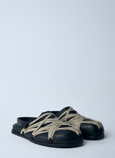 Rick Owens 메가레이스 뮬  블랙 ric0159036
