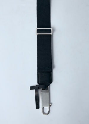 Rick Owens リド ディスコ キャンバス ベルト  ブラック ric0159054