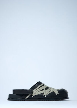 Rick Owens Megalaced Mules Black ric0161034