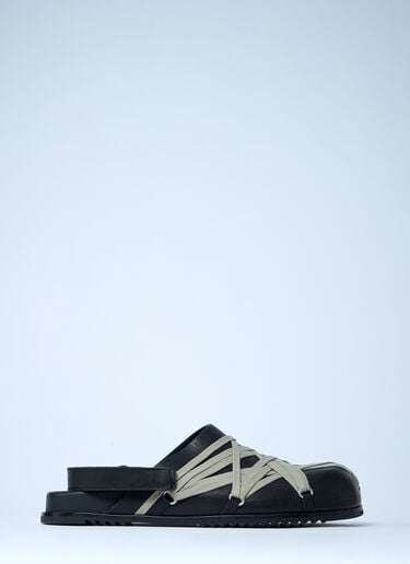 Rick Owens Megalaced Mules Black ric0161034