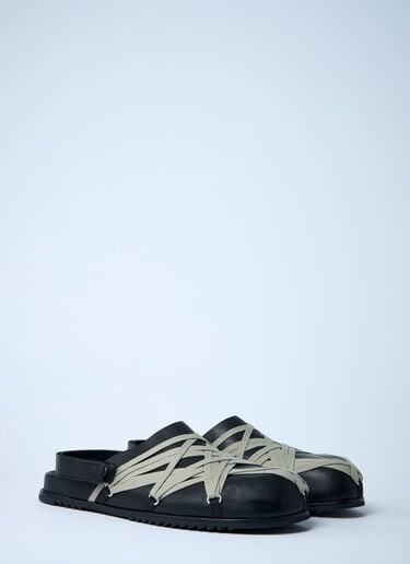 Rick Owens Megalaced Mules Black ric0161034
