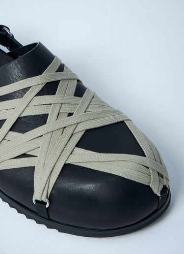 Megalaced Mules Rick Owens Megalaced Mules Black ric0161034