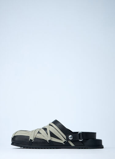 Megalaced Mules Rick Owens Megalaced Mules Black ric0161034
