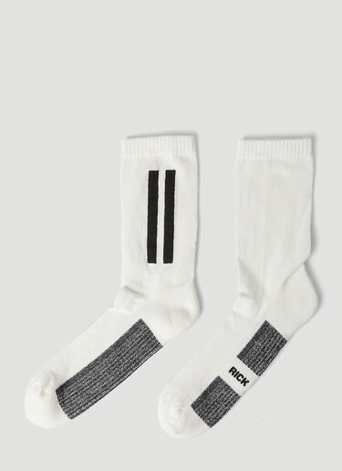 Rick Owens 반짝이 양말 화이트 ric0247051