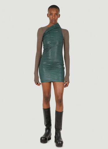 Athena Mini Dress Rick Owens Athena Mini Dress Green ric0249006