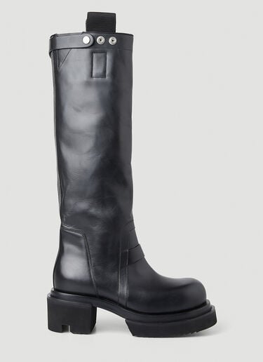 Bogun Knee High Boots Rick Owens Bogun Knee High Boots Black ric0249031