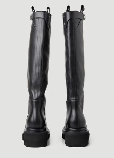 Bogun Knee High Boots Rick Owens Bogun Knee High Boots Black ric0249031