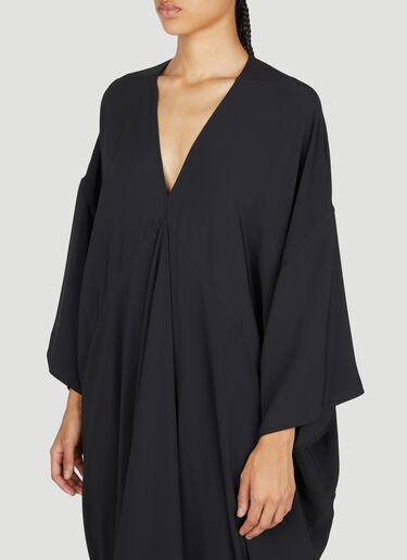 Rick Owens Tommykite 垂褶礼服 黑色 ric0253014