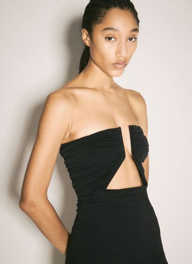 Prong Mini Dress Rick Owens Prong Mini Dress Black ric0257003