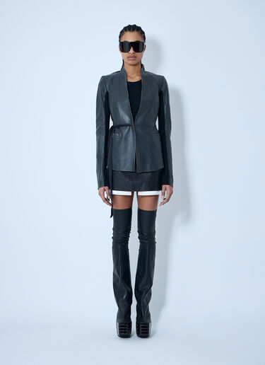 Rick Owens 가죽 재킷  블랙 ric0259009