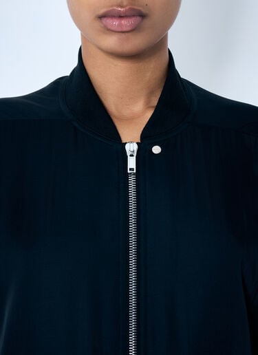 Rick Owens Jumbo Flight Padded Bomber Jacket Black ric0259015