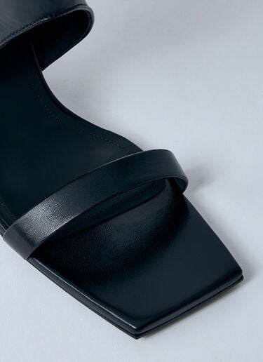 가죽 윙드 웨지 샌들 Rick Owens 가죽 윙드 웨지 샌들 블랙 ric0259018