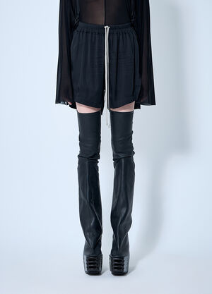 Rick Owens 복서 쇼츠 블랙 ric0260004