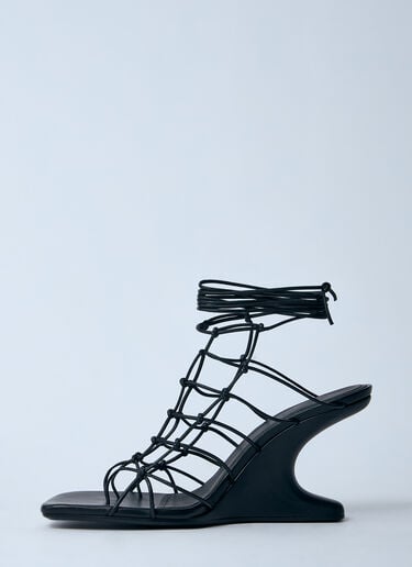 Hollywood Web Cantilever 8センチヒールサンダル Rick Owens Hollywood Web Cantilever 8センチヒールサンダル ブラック ric0260012