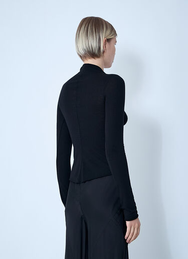 Allanah Long Sleeve Top Rick Owens Allanah Long Sleeve Top Black ric0261014