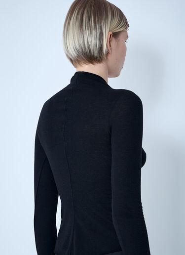 Allanah Long Sleeve Top Rick Owens Allanah Long Sleeve Top Black ric0261014