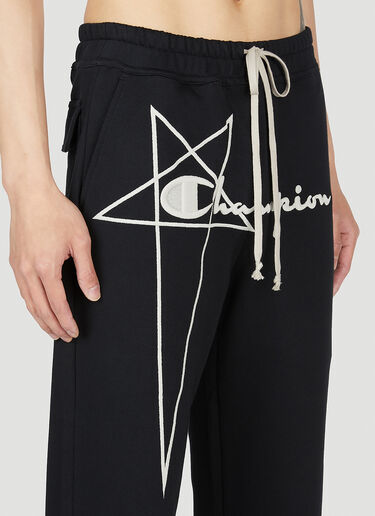 Rick Owens x Champion Dietrich Track Pants Black roc0153009