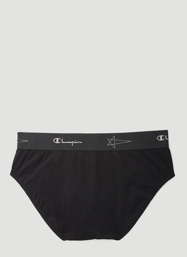 Rick Owens x Champion Logo Briefs Black roc0153010