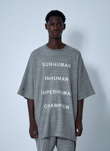 Tommy T-Shirt Rick Owens x Champion Tommy T-Shirt Grey roc0161004