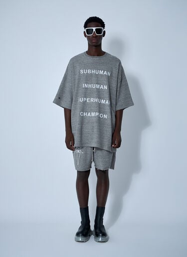 Rick Owens x Champion Tommy T-Shirt Grey roc0161004