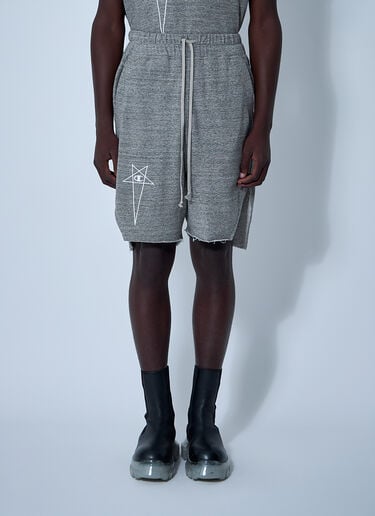 Rick Owens x Champion Beveled Pods 短裤  灰色 roc0161005