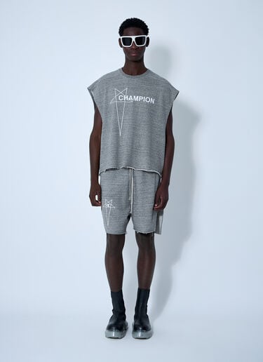 Rick Owens x Champion Beveled Pods 短裤  灰色 roc0161005
