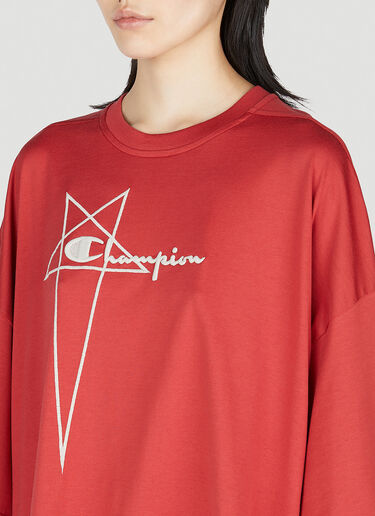 Tommy T Jersey Top Rick Owens x Champion Tommy T Jersey Top Red roc0253012