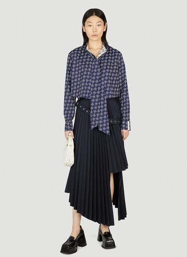 Double Layered Crop Top Rokh Double Layered Crop Top Navy rok0252002