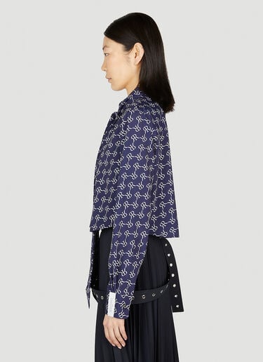Double Layered Crop Top Rokh Double Layered Crop Top Navy rok0252002