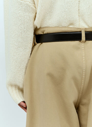 Classic Leather Belt The Row Classic Leather Belt Black row0156017