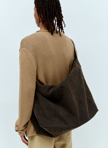 The Row N/S スリングショルダーバッグ ブラウン row0156019