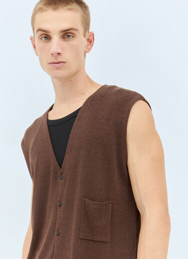 Tarik Vest The Row Tarik Vest Brown row0158005