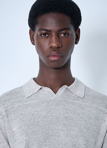 The Row Reggie Polo Top Beige row0160011