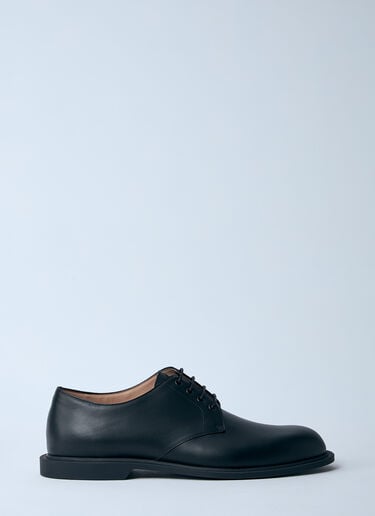 The Row Novus Derby Shoe Black row0160014