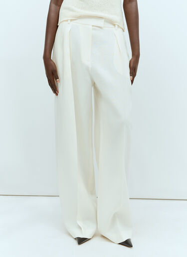 Antone Linen Pants The Row Antone Linen Pants White row0256012
