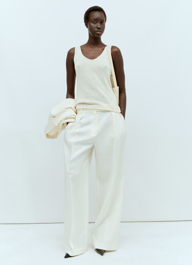 Antone Linen Pants The Row Antone Linen Pants White row0256012