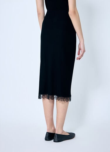 The Row Indira Skirt Black row0259010